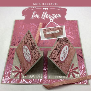 Aufstellkarte Im Herzen