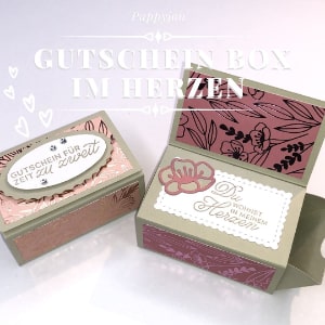 Gutschein box im herzen