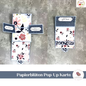 Tech-Karte Papierblüten mit Stampin' Up! Produkten