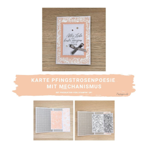 Tech-Karte Pfingstrosenpoesie mit Stampin' Up! Produkten