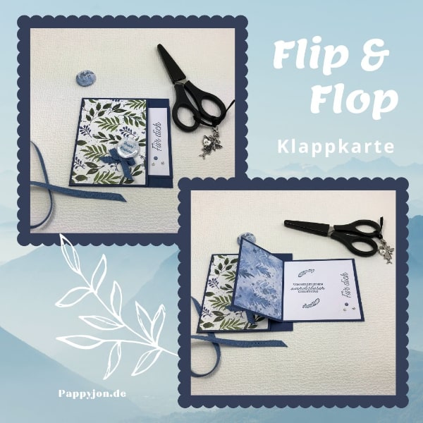 Tech-Karte Flip-Flop mit Stampin' Up! Produkten