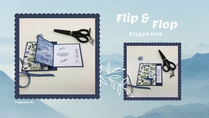 Tech-Karte Flip-Flop mit Stampin' Up! Produkten