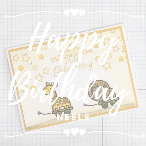 Happy Birthday Karte mit Stampin' Up! Produkten