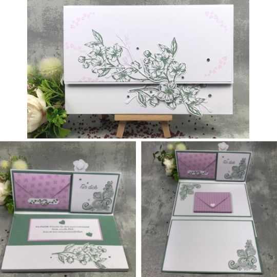 Ganz besondere Gutschein-Karte mit Stampin' Up! Produkten