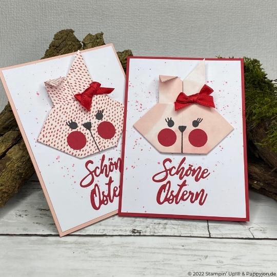 Karte Hoppelhasen mit Stampin' Up! Produkten