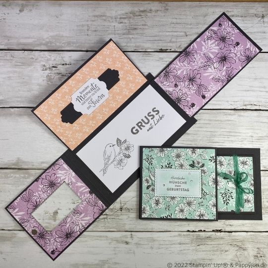 Tech-Karte Hübsche Grüsse mit Stampin' Up! Produkten