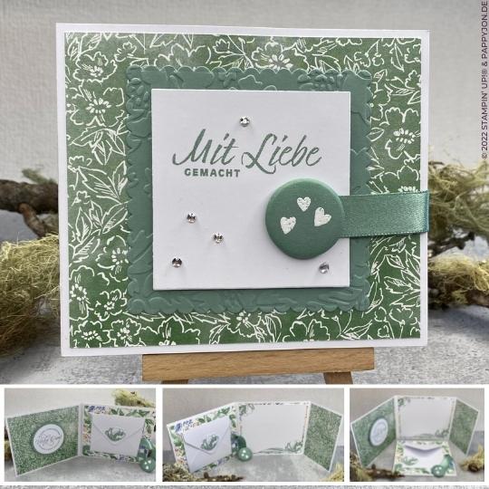 Karte mit Liebe gemacht mit Stampin' Up! Produkten
