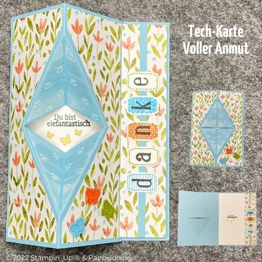 Tech-Karte Voller Anmut mit Stampin' Up! Produkten