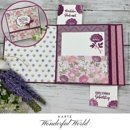  Tech-Karte Wonderful World mit Stampin' Up! Produkten