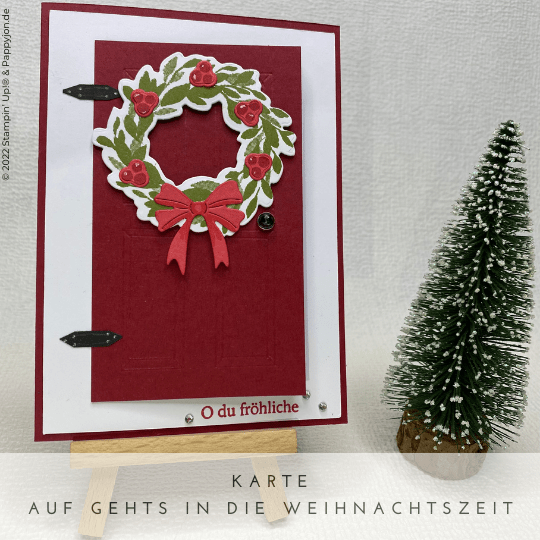 Karte Auf gehts in die Weihnachtszeit mit Stampin' Up! Produkten