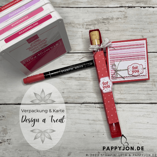 Karte Design a treat mit Stampin' Up! Produkten