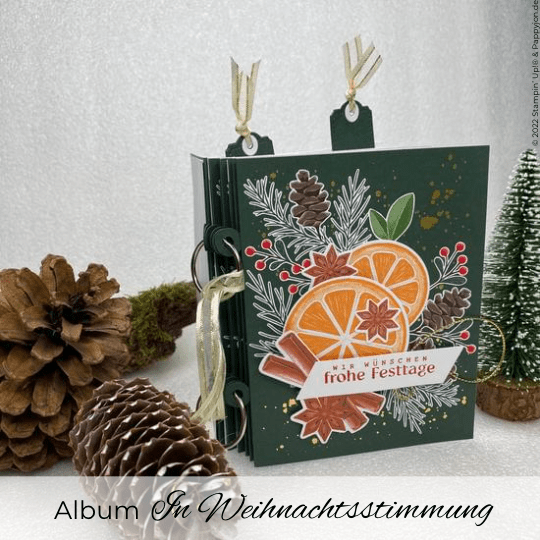 Album In Weihnachtsstimmung mit Stampin' Up! Produkten