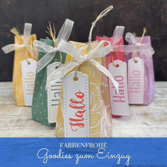 Farbenfrohe Goodies zum Einzug mit Stampin' Up! Produkten
