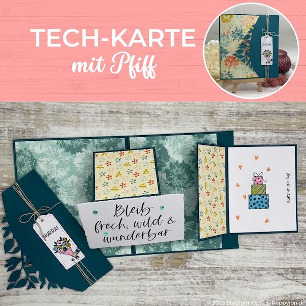 Tech-Karte mit Pfiff mit Stampin' Up! Produkten