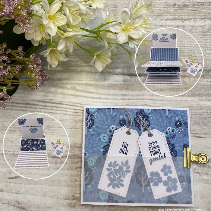 Tech-Karte Frühlingsbrise mit Stampin' Up! Produkten