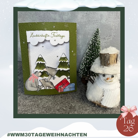 3-D Karte Zaubärhafte Tage mit Stampin' Up! Produkten