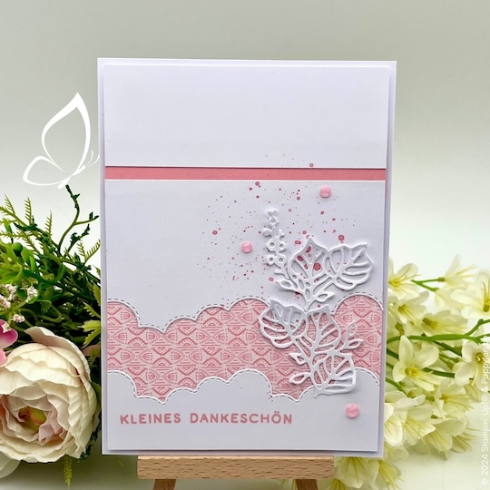 Edle Karte Dankeschön mit Stampin' Up! Produkten