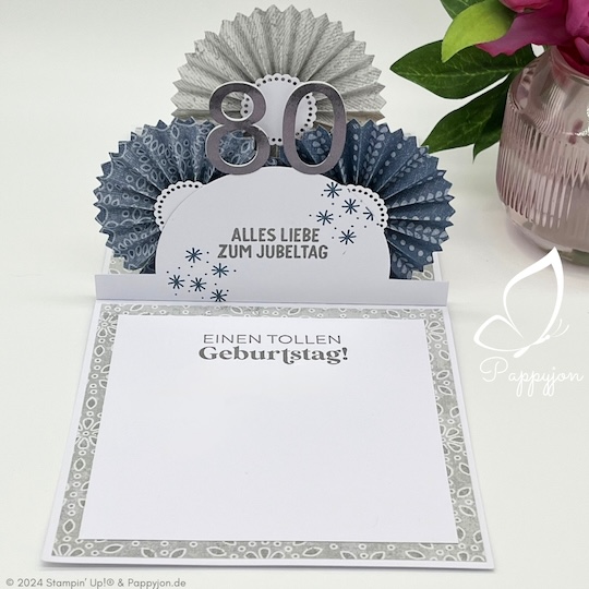 Geburtstagskarte Es geht Rund mit Stampin' Up! Produkten