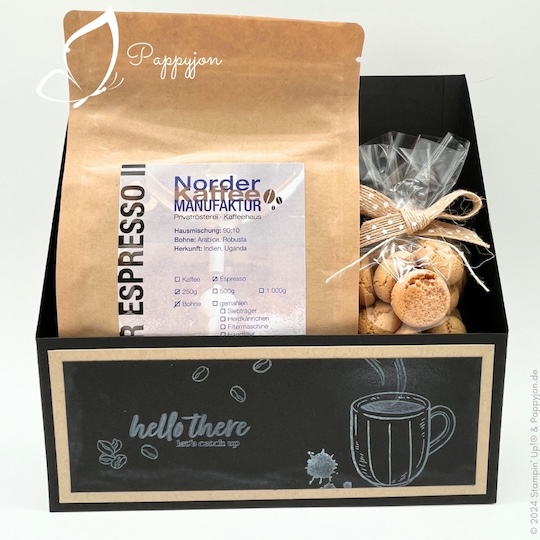 Kaffee Verpackung Hello there mit Stampin' Up! Produkten