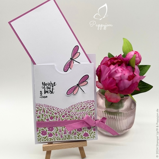 Karte Happiest Day mit Stampin' Up! Produkten