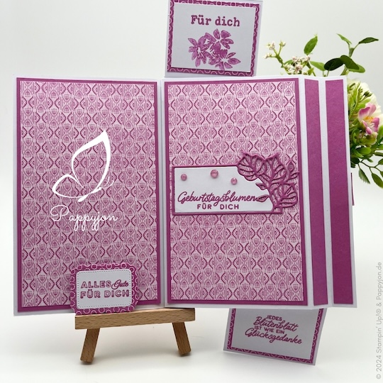 Tech-Karte Farbenfroh mit Stampin' Up! Produkten