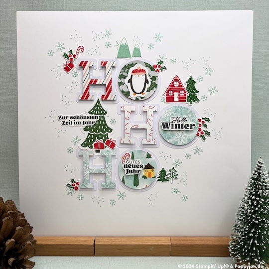 Scrapbooking #03 Spaß im Schnee mit Stampin' Up! Produkten