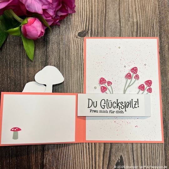 Hochzeitskarte Du Glückspilz mit Stampin' Up! Produkten mit Stampin' Up! Produkten