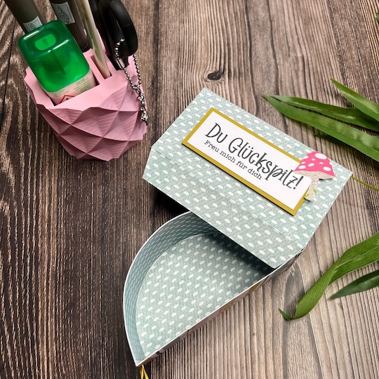 Verpackung „Das Runde kommt ins Eckige“ mit Stampin' Up! Produkten mit Stampin' Up! Produkten