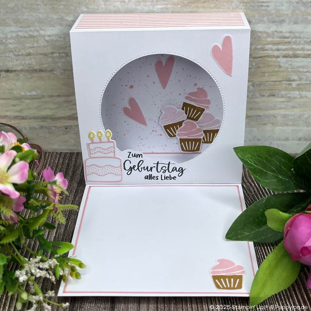 Pop-Up Karte Grüsse & Wünsche mit Stampin' Up! Produkten mit Stampin' Up! Produkten