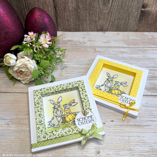 Rahmen Doppelt gemoppelt mit Stampin' Up! Produkten mit Stampin' Up! Produkten