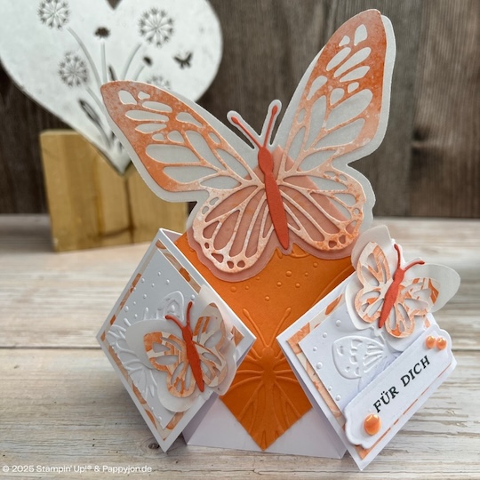 Standalone Karte Schmetterlingsgrüsse mit Stampin' Up! Produkten