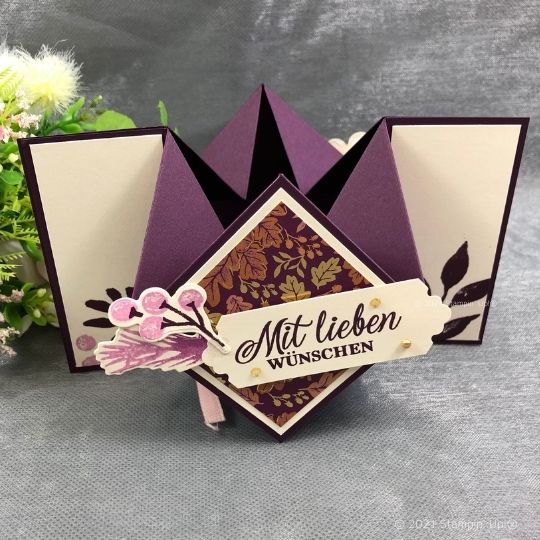Stand alone Karte Herbstwunder mit Stampin' Up! Produkten