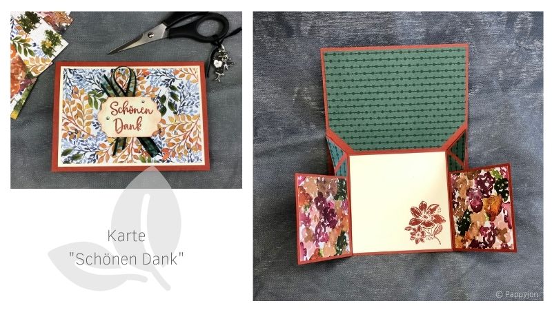 Tech-Karte Schönen Dank mit Stampin' Up! Produkten