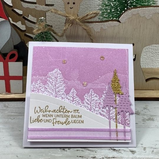 Karte Baumzauber mit Stampin' Up! Produkten