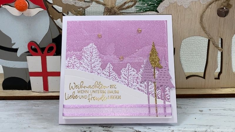 Karte Baumzauber mit Stampin' Up! Produkten