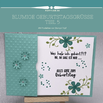blumige Geburtstagsgrüße