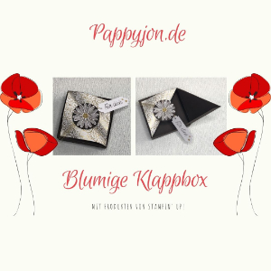 blumige klappbox