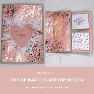 Tech-Karte In meinem Herzen mit Stampin' Up! Produkten
