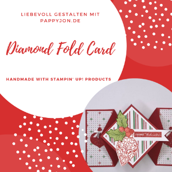 diamond fold card