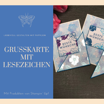 grusskarte Lesezeichen