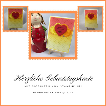 herzliche Geburtstagskarte